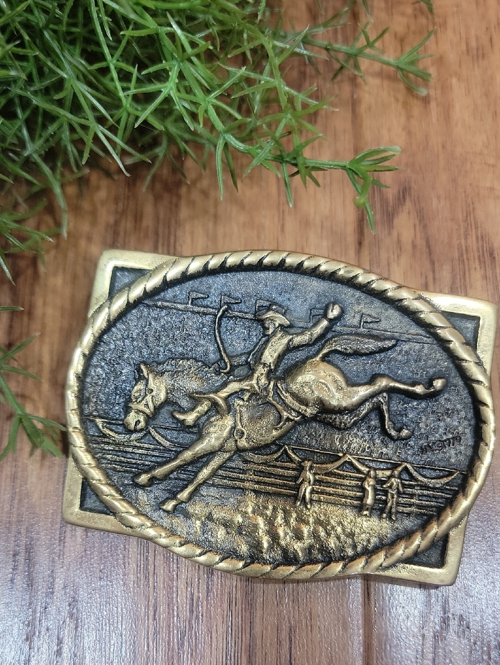 70's Heritage Mint Ltd. Solid Brass Buckle